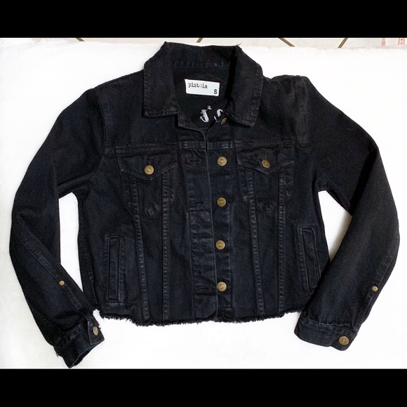 Pistola BRANDO CROP DENIM JACKET - WHITE LIES - Picture 3 of 8